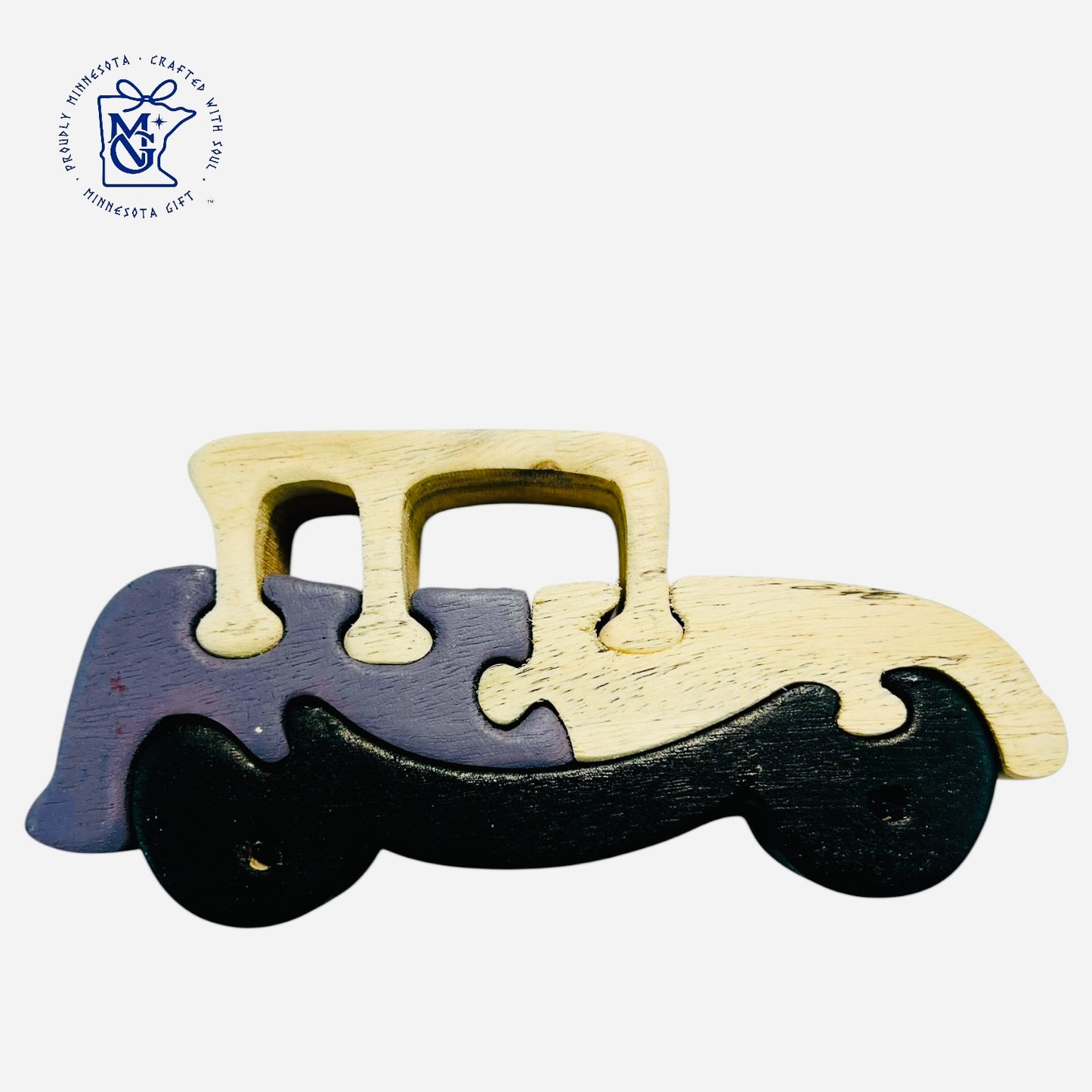 CAR - Wooden Animal Puzzle Toy for Kids