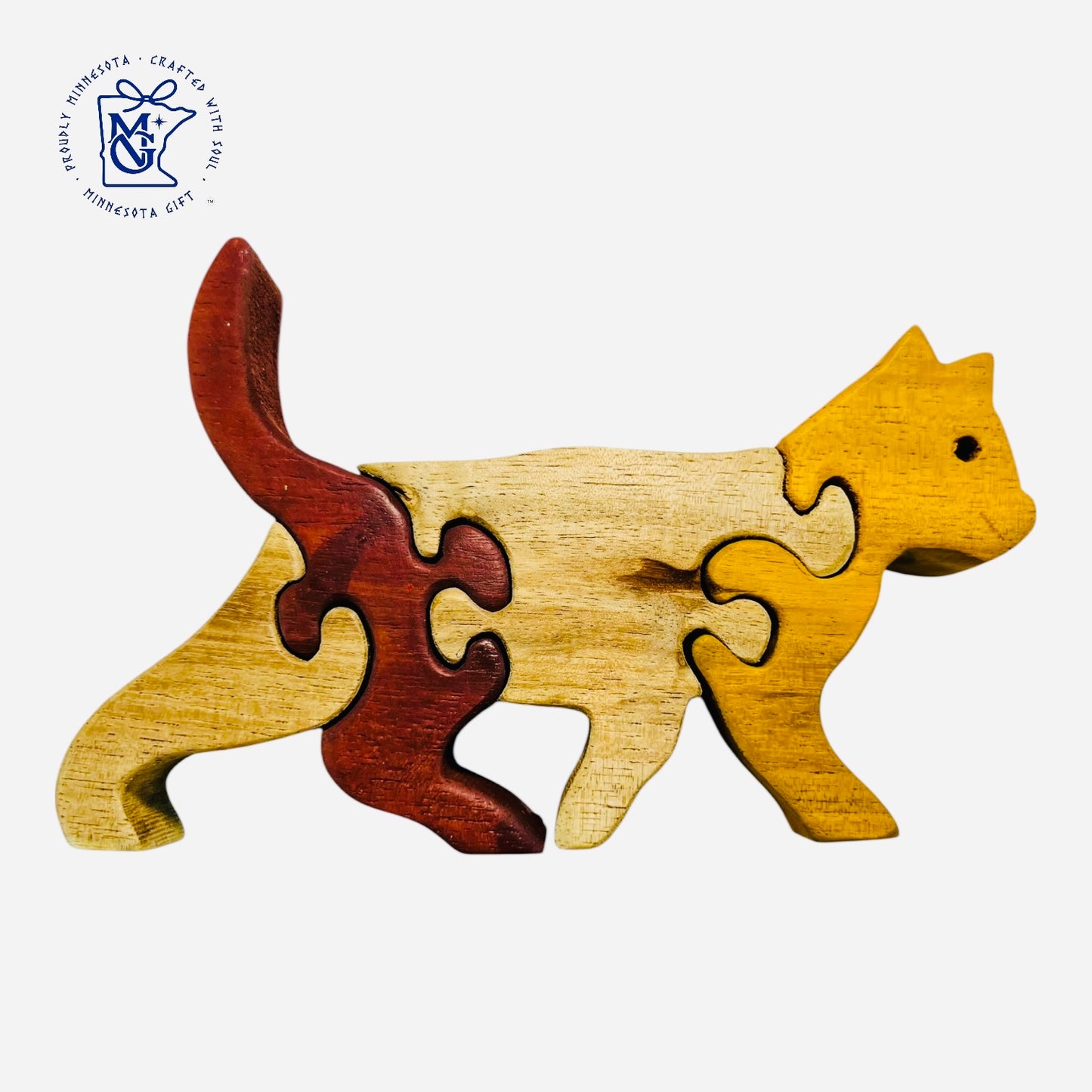 DOG - Wooden Animal Puzzle Toy for Kids