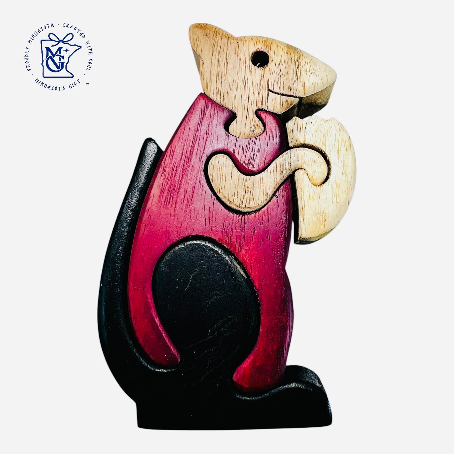 MOUSE - Wooden Animal Puzzle Toy for Kids
