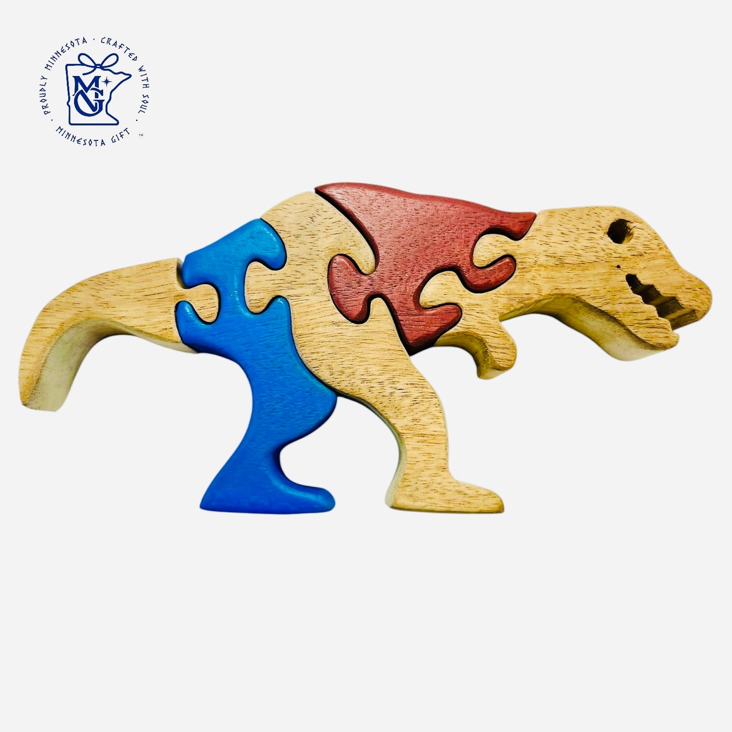 T.REX - Wooden Animal Puzzle Toy for Kids
