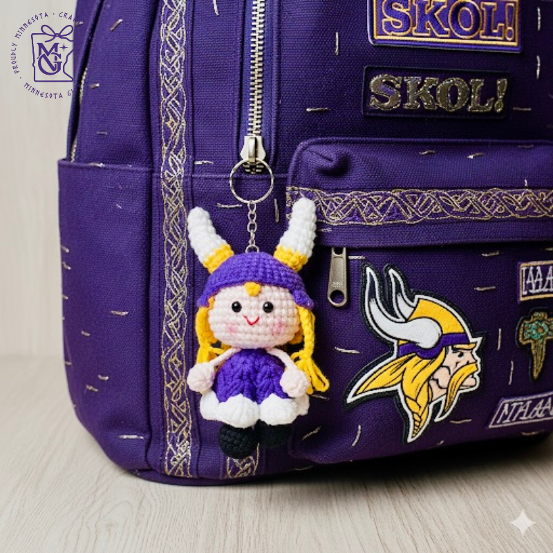 Viking Princess Car Charm