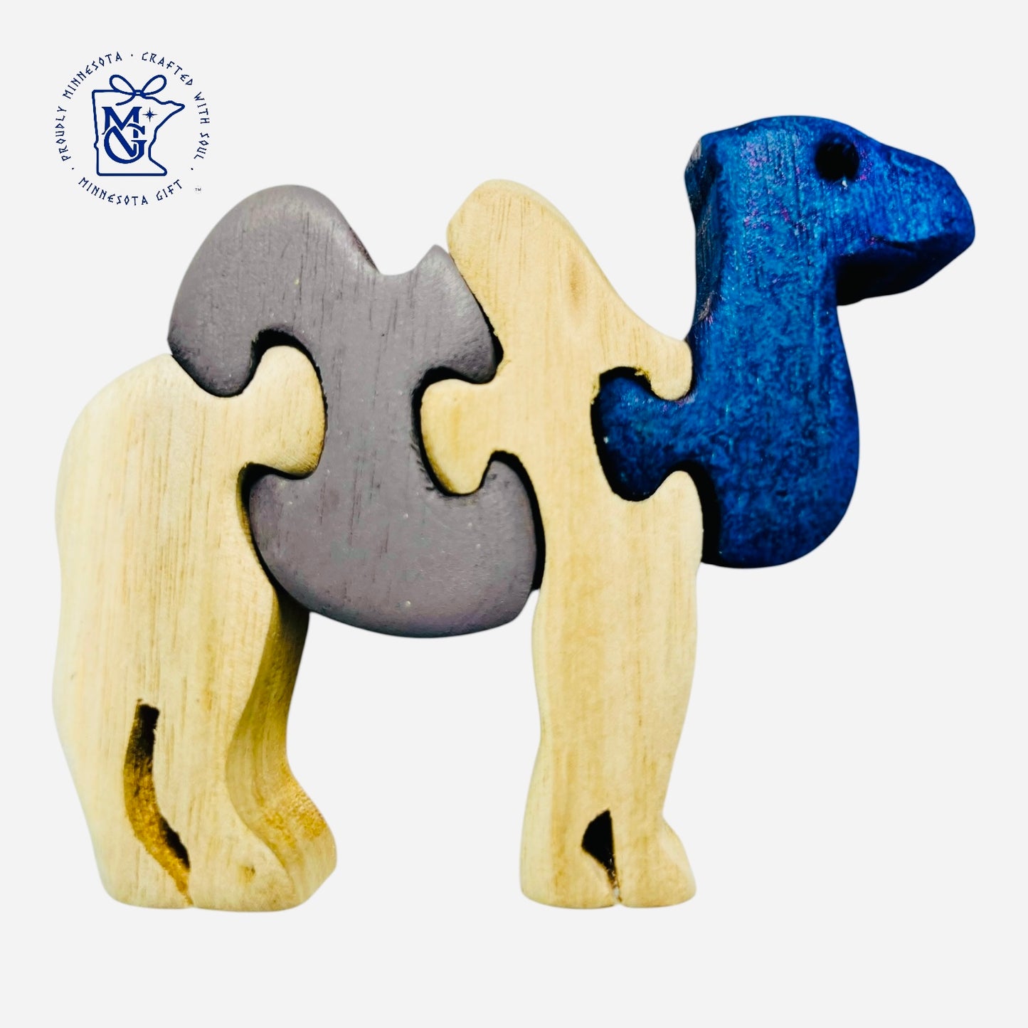 CAMEL - Wooden Animal Puzzle Toy for Kids