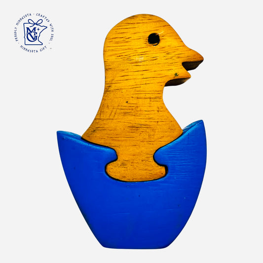 DUCKLING 1 - Wooden Animal Puzzle Toy for Kids