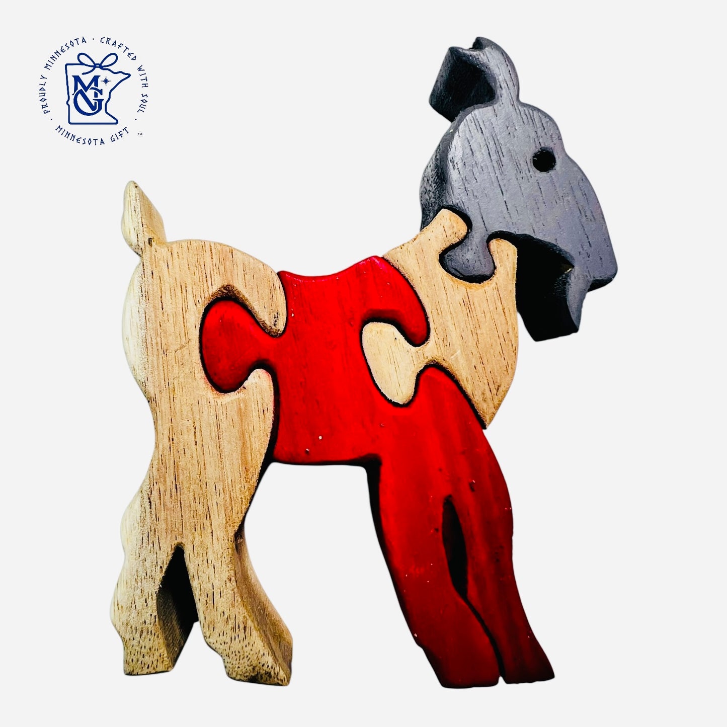 GOAT - Wooden Animal Puzzle Toy for Kids