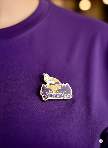 Viking Warrior Gold-Plated Brass Badge No.1