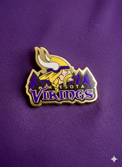 Viking Warrior Gold-Plated Brass Badge No.1