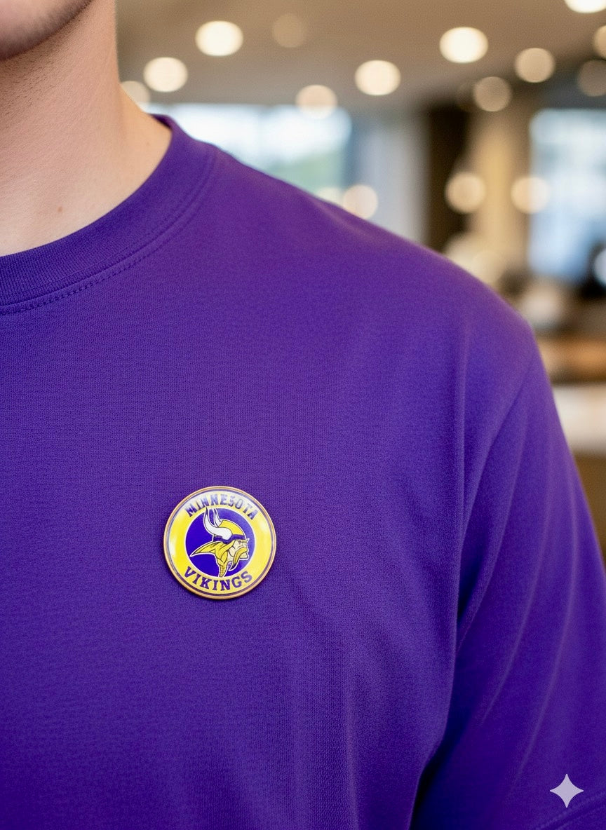 Viking Gold-Plated Logo Emblem