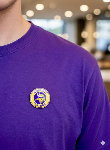 Viking Gold-Plated Logo Emblem