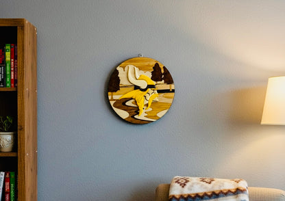 Viking Soul Wooden Round Art