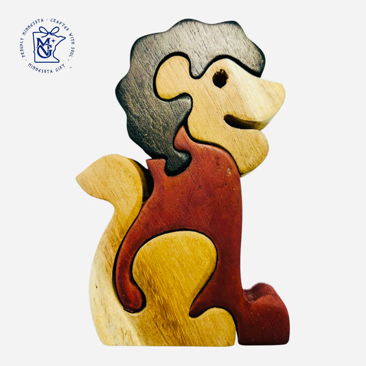 LION 1 - Wooden Animal Puzzle Toy for Kids