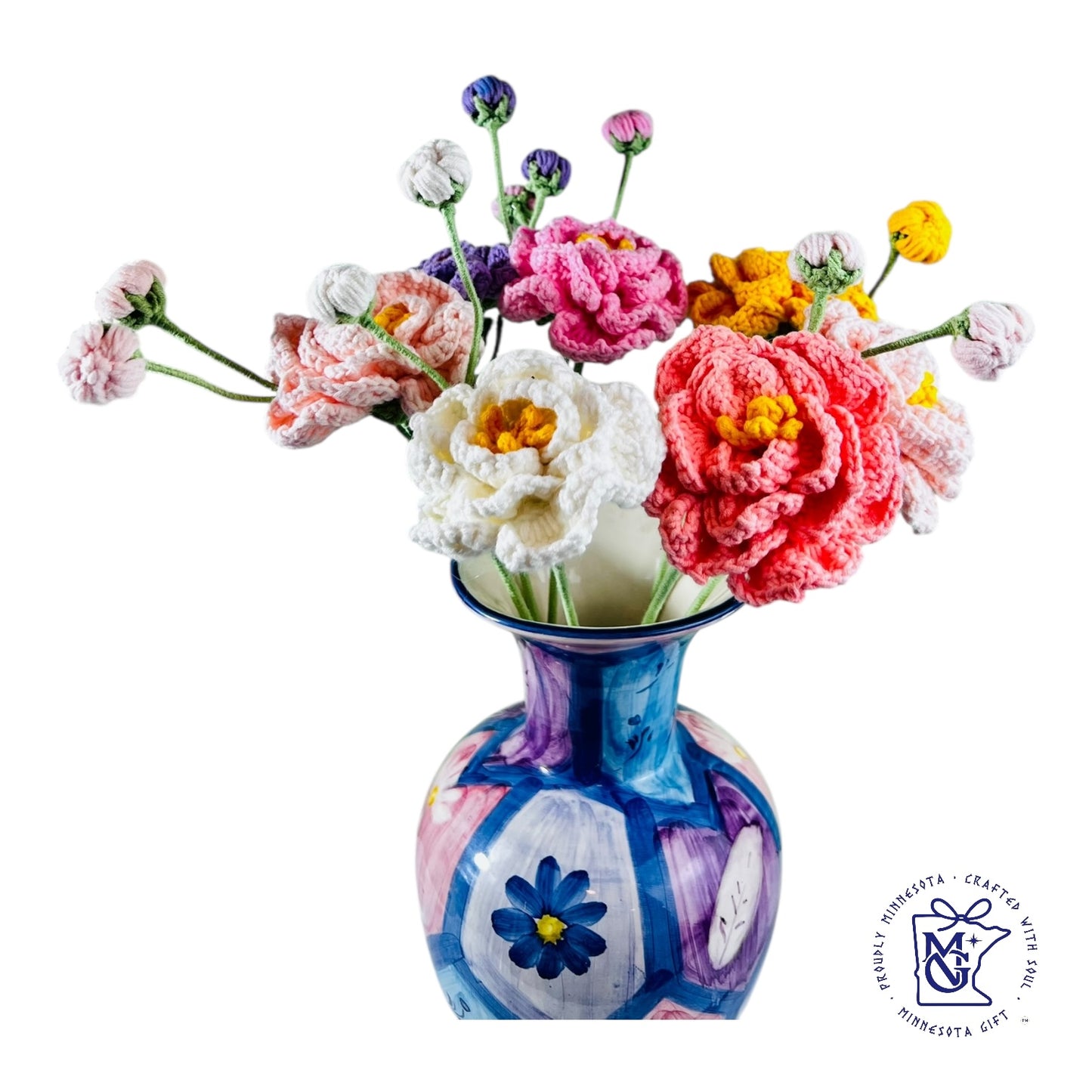 CAMELLIA FLOWER - Unique Wool Keychains