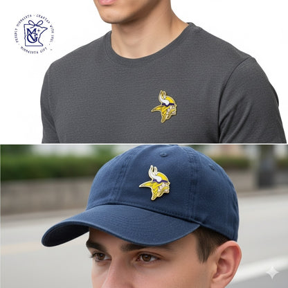 Viking Warrior Gold-Plated Brass Badge No.2