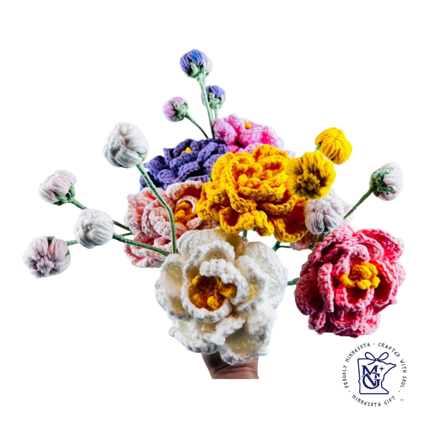 CAMELLIA FLOWER - Unique Wool Keychains