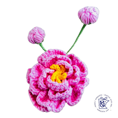 CAMELLIA FLOWER - Unique Wool Keychains