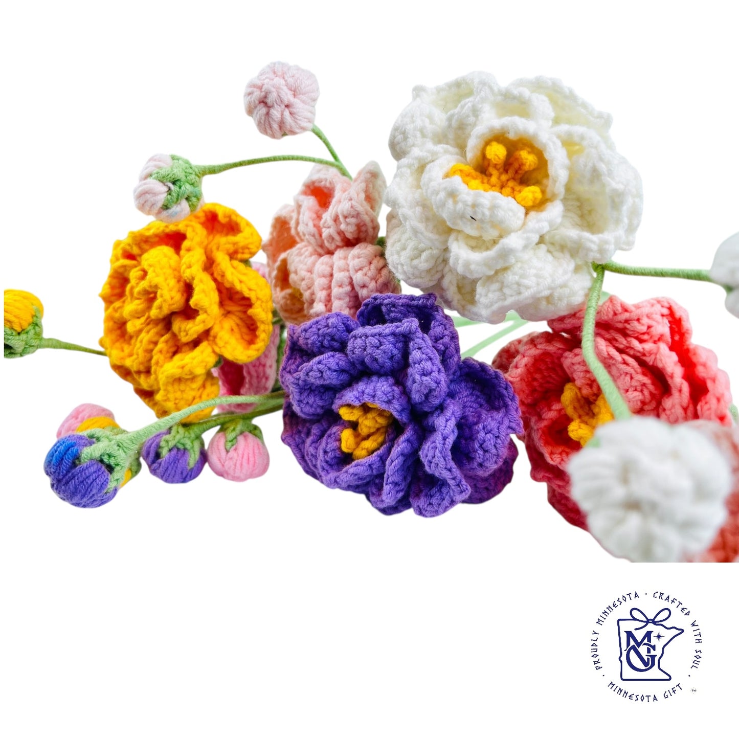 CAMELLIA FLOWER - Unique Wool Keychains