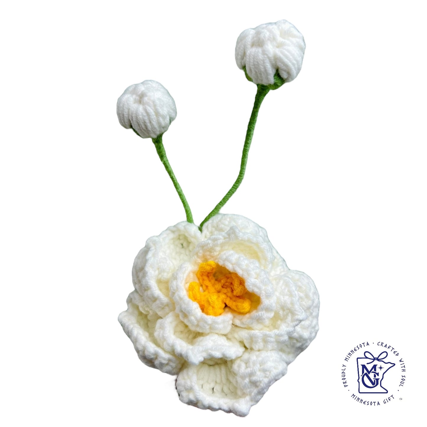 CAMELLIA FLOWER - Unique Wool Keychains