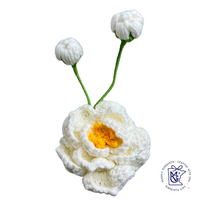 CAMELLIA FLOWER - Unique Wool Keychains