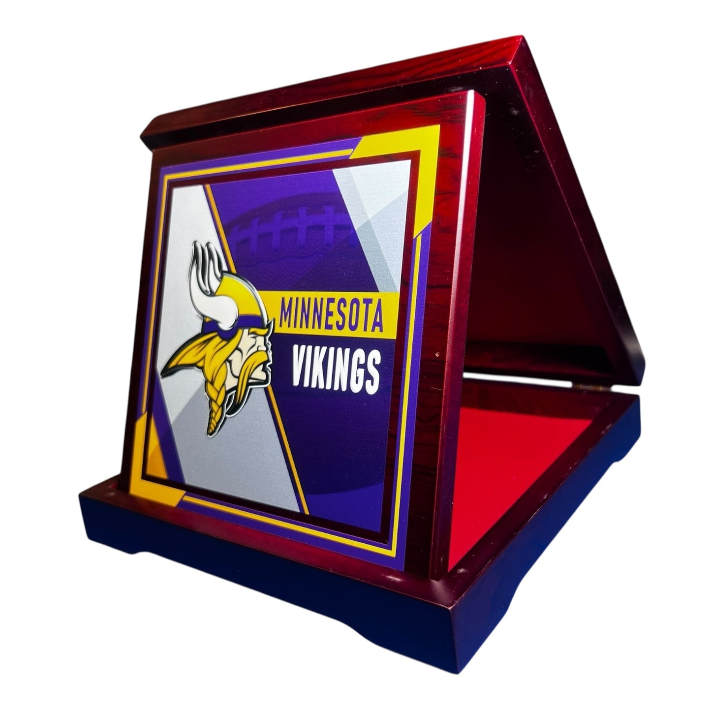 Viking Warrior Wood Desk Emblem