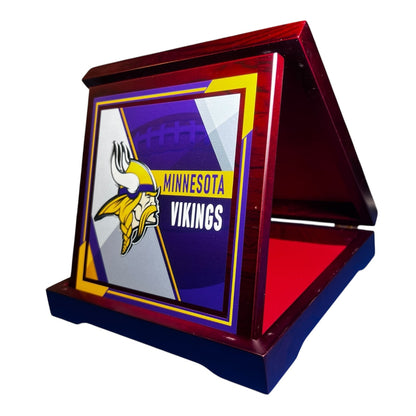 Viking Warrior Wood Desk Emblem