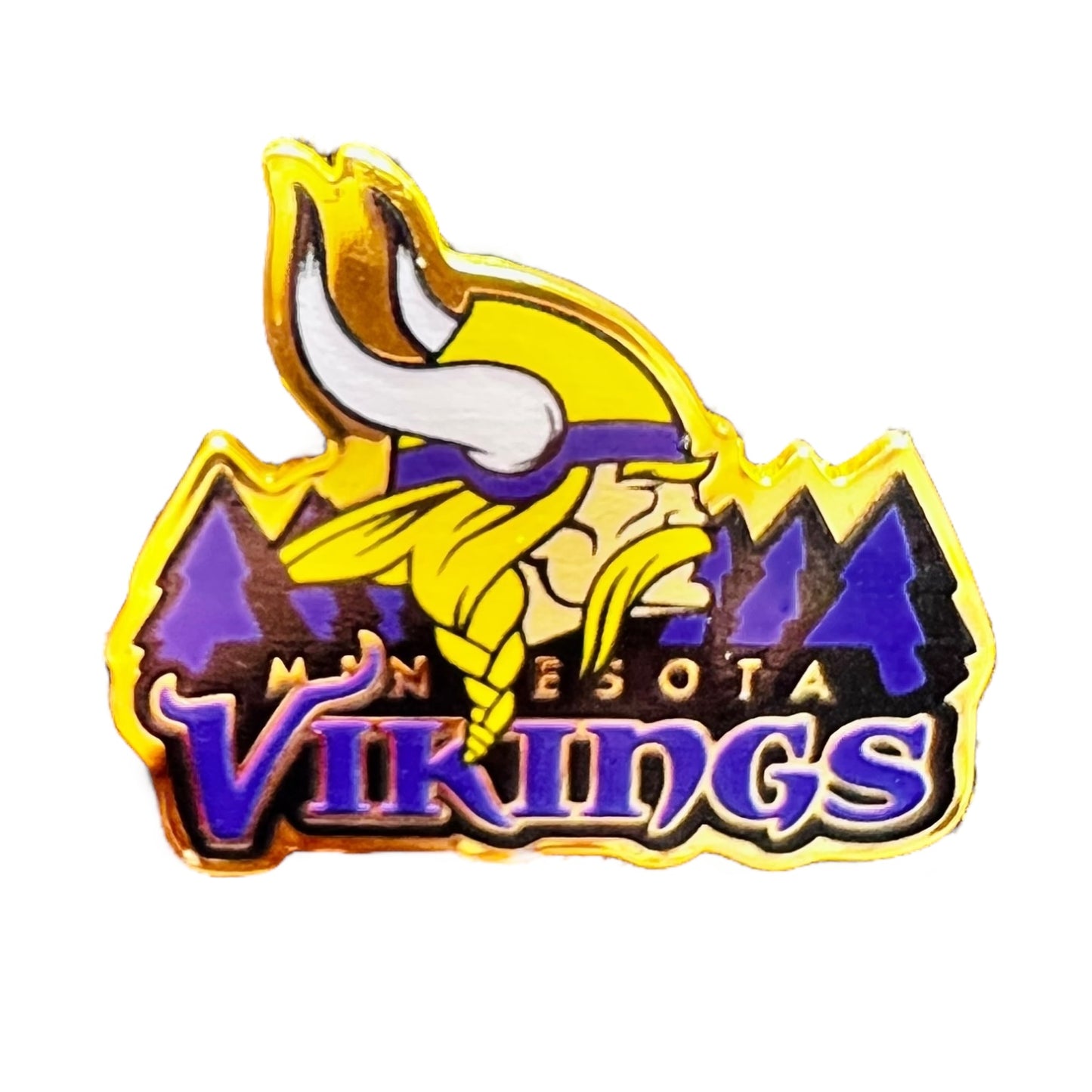 Viking Warrior Gold-Plated Brass Badge No.1