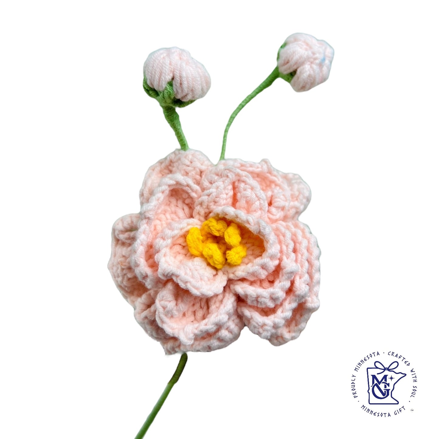 CAMELLIA FLOWER - Unique Wool Keychains