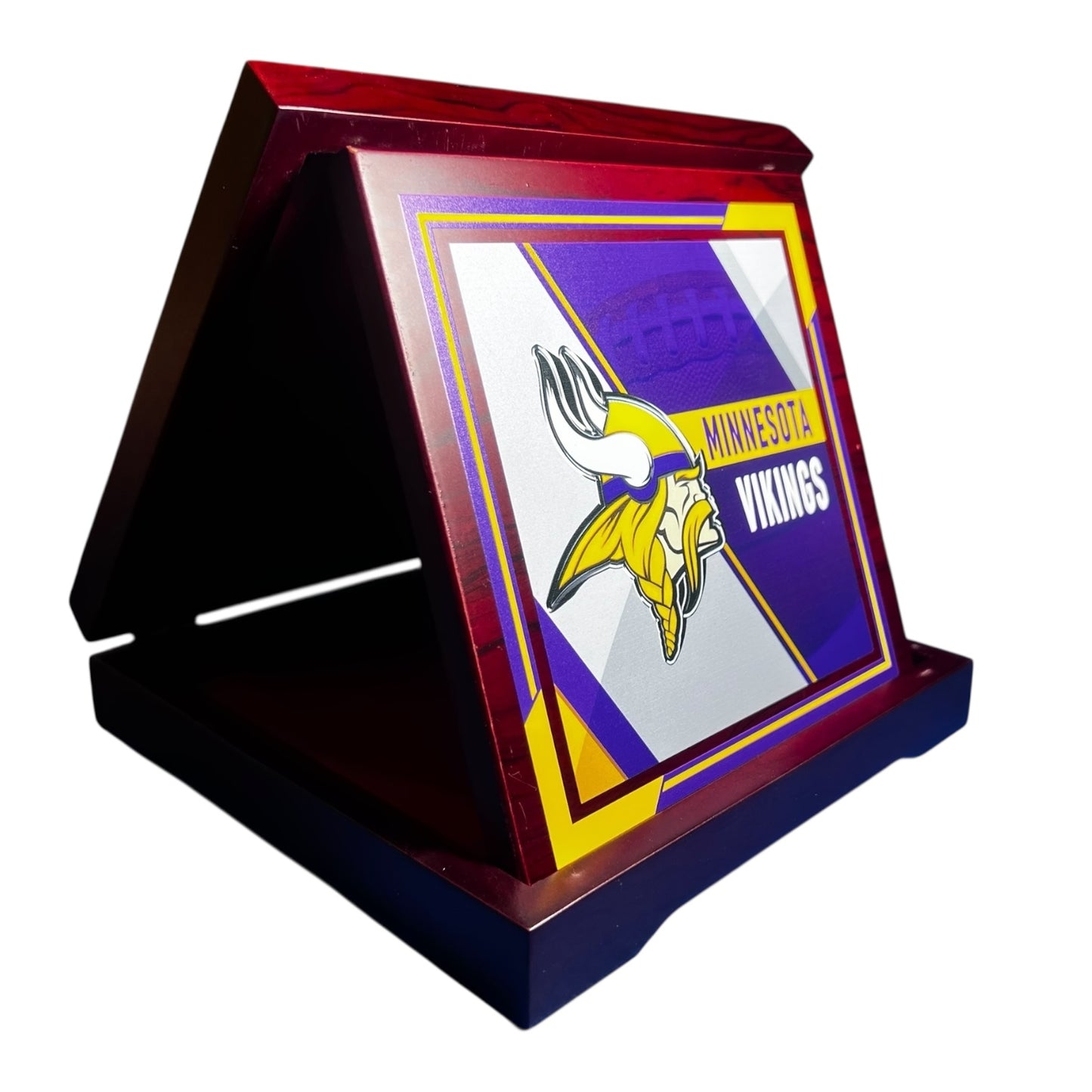 Viking Warrior Wood Desk Emblem