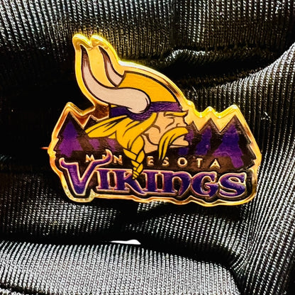 Viking Warrior Gold-Plated Brass Badge No.1