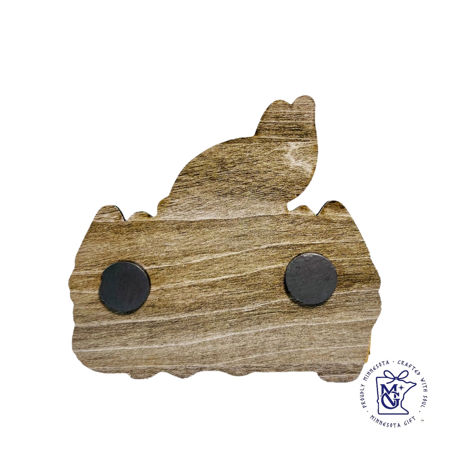 Viking Guardian Wooden Magnet