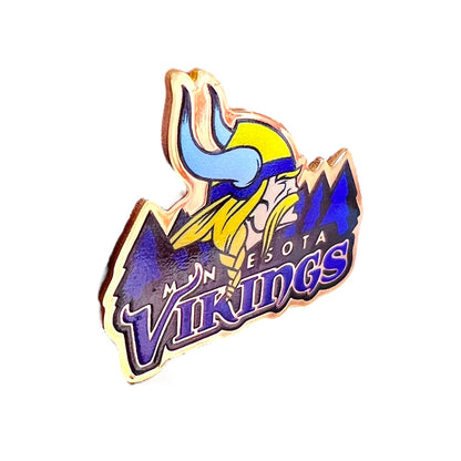 Viking Warrior Gold-Plated Brass Badge No.1