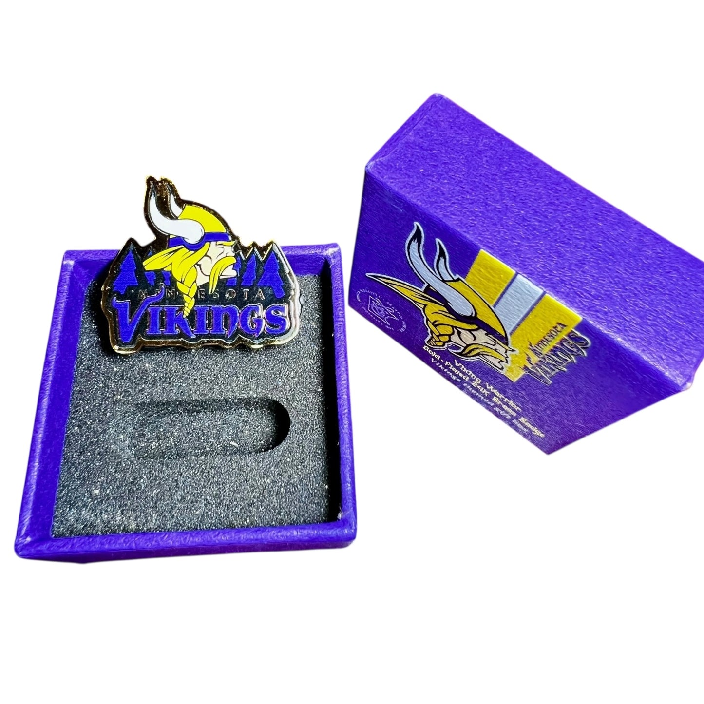 Viking Warrior Gold-Plated Brass Badge No.1