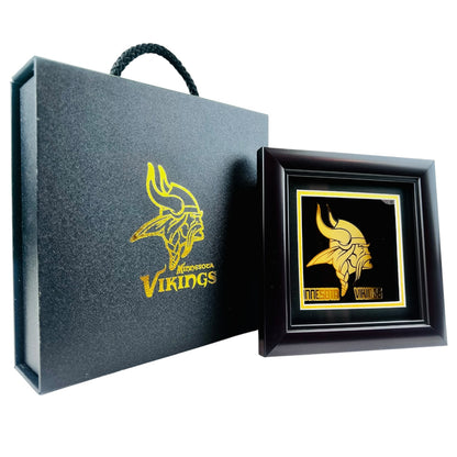 Viking Warrior 24K Gold-Plated Desk Frame