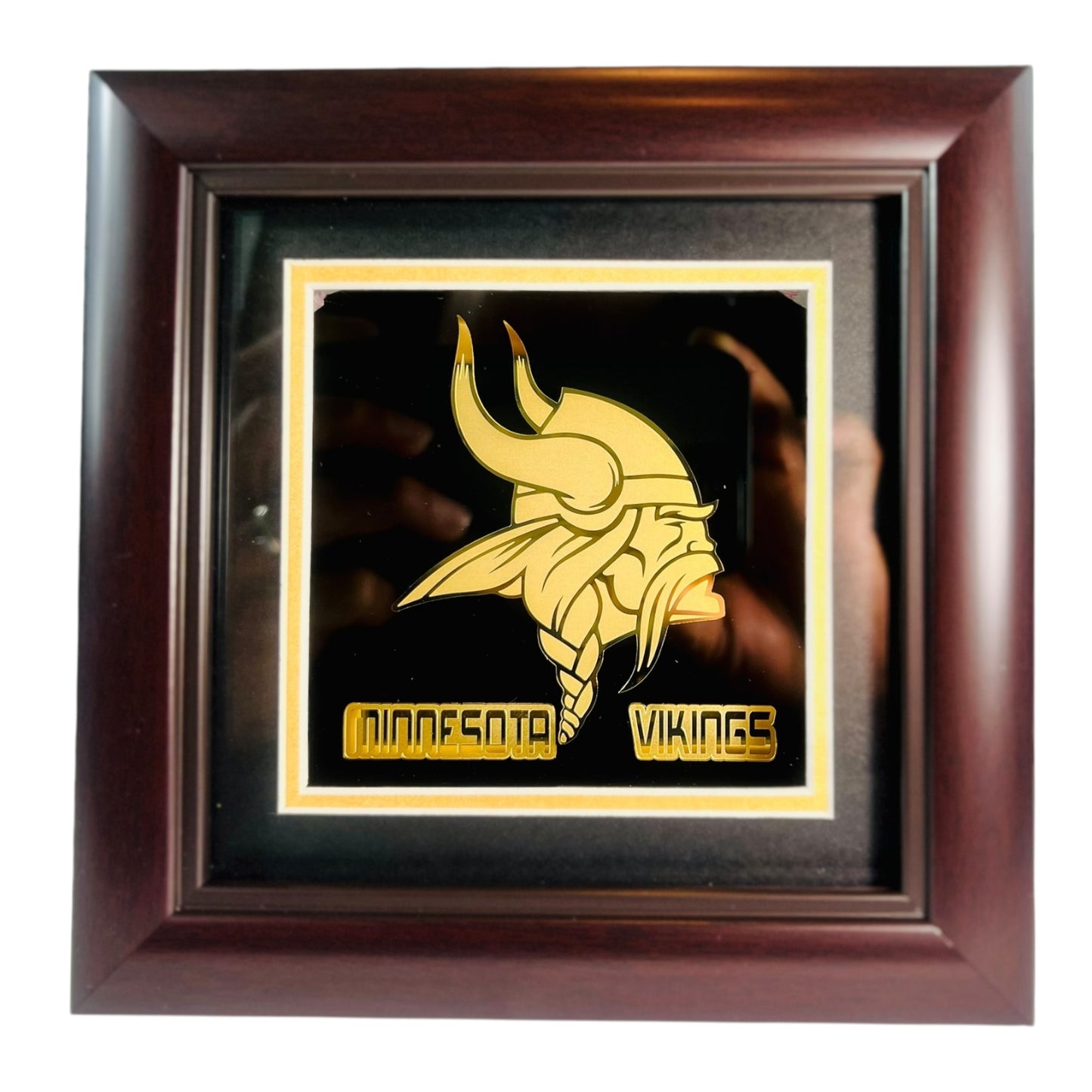 Viking Warrior 24K Gold-Plated Desk Frame
