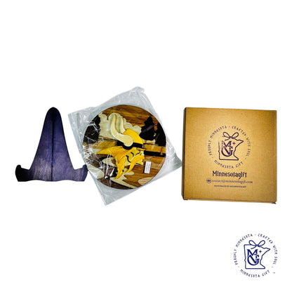 Viking Soul Wooden Round Art