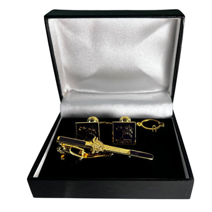 Viking Noble 24K Gold-Plated Cufflink Set