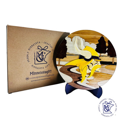 Viking Soul Wooden Round Art