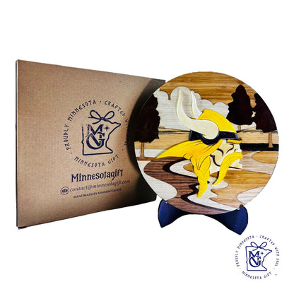 Viking Soul Wooden Round Art