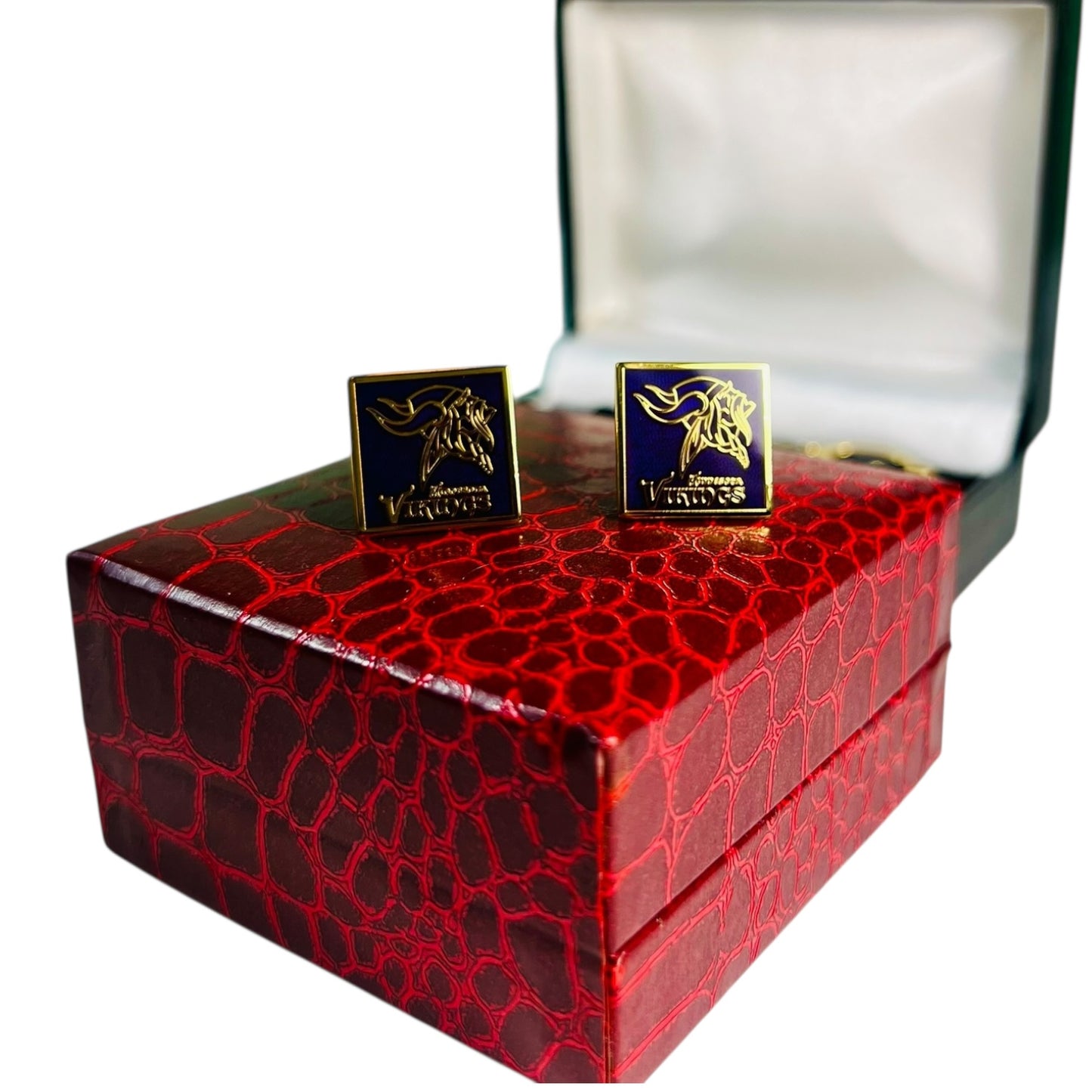 Viking Noble 24K Gold-Plated Cufflink Set