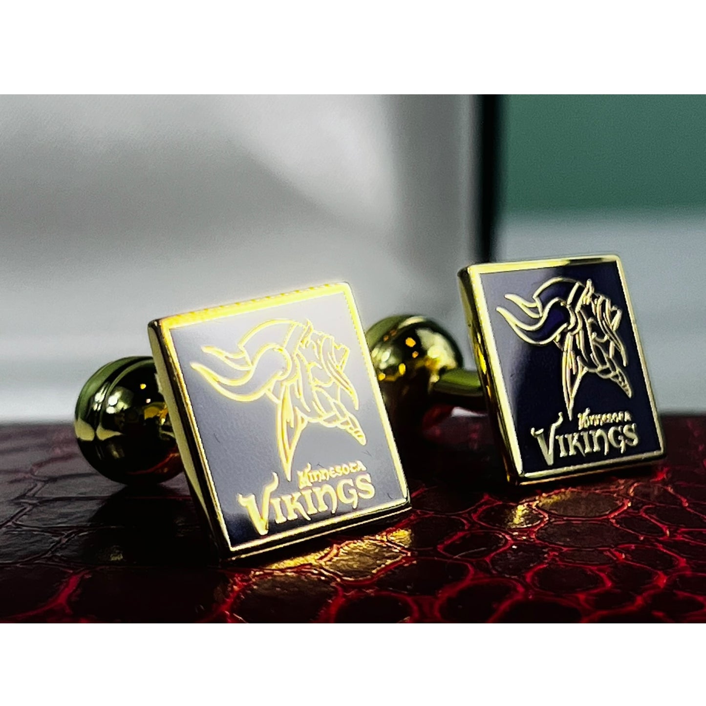 Viking Noble 24K Gold-Plated Cufflink Set
