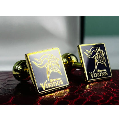 Viking Noble 24K Gold-Plated Cufflink Set