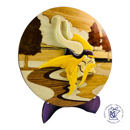 Viking Soul Wooden Round Art