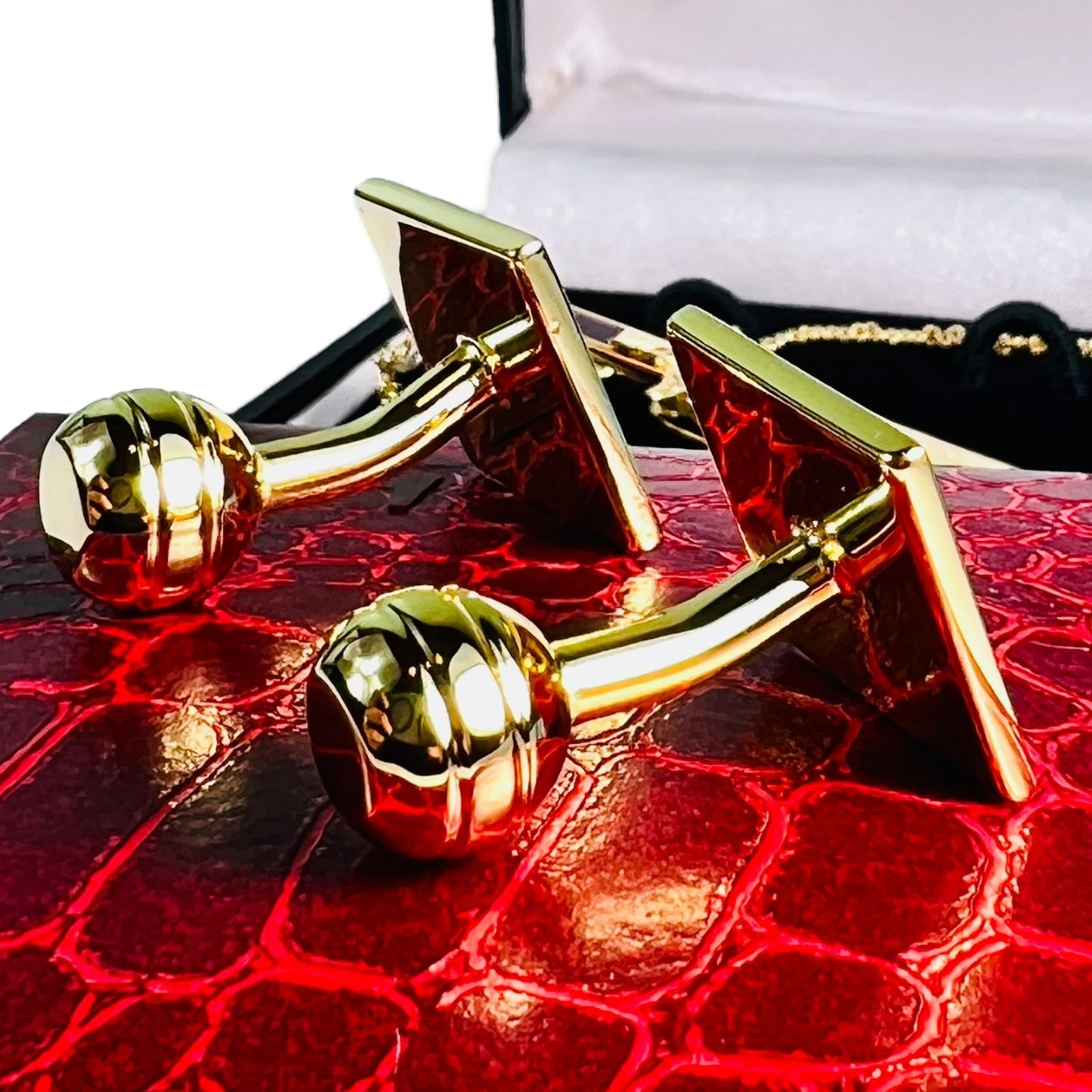 Viking Noble 24K Gold-Plated Cufflink Set