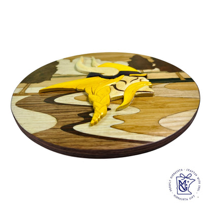 Viking Soul Wooden Round Art