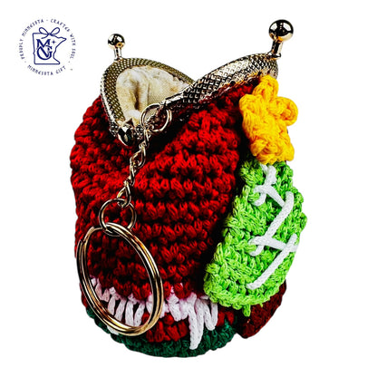COIN PURSE CHRISTMAS - Unique Wool Keychains