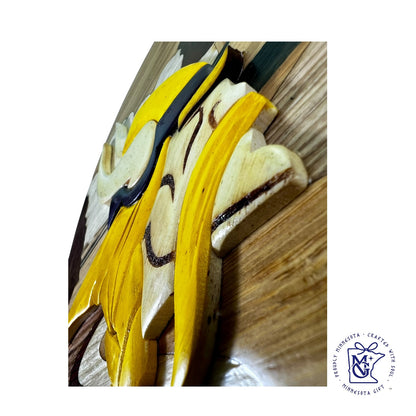 Viking Soul Wooden Round Art