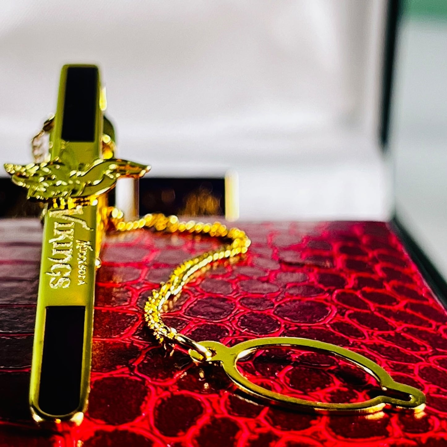 Viking Noble 24K Gold-Plated Cufflink Set