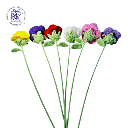 ROSE No.3 (ruffled rose) - Unique Wool Keychains