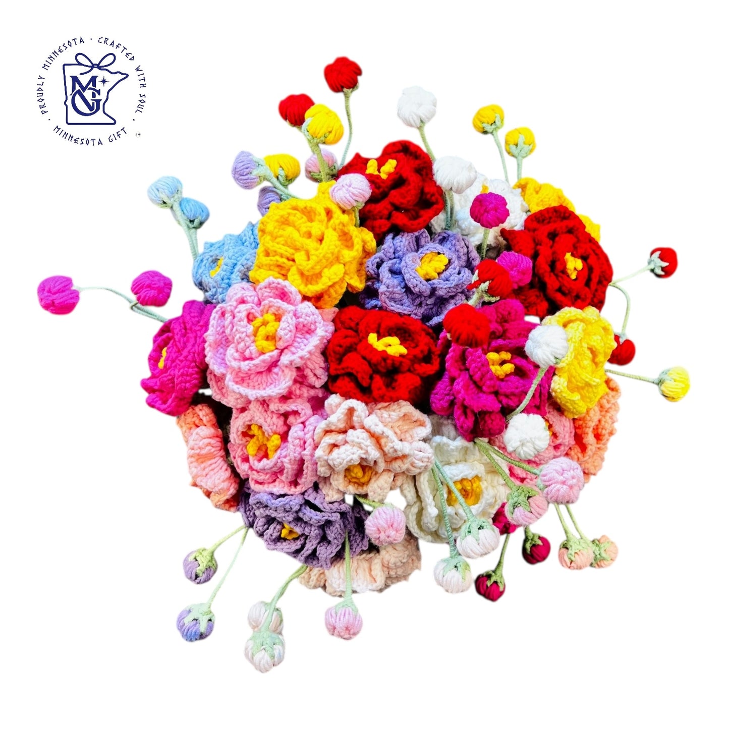 CAMELLIA FLOWER - Unique Wool Keychains