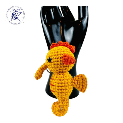 SEAHORSE - Unique Wool Keychains