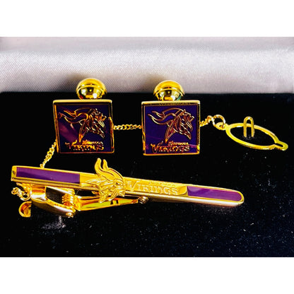 Viking Noble 24K Gold-Plated Cufflink Set
