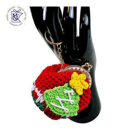 COIN PURSE CHRISTMAS - Unique Wool Keychains